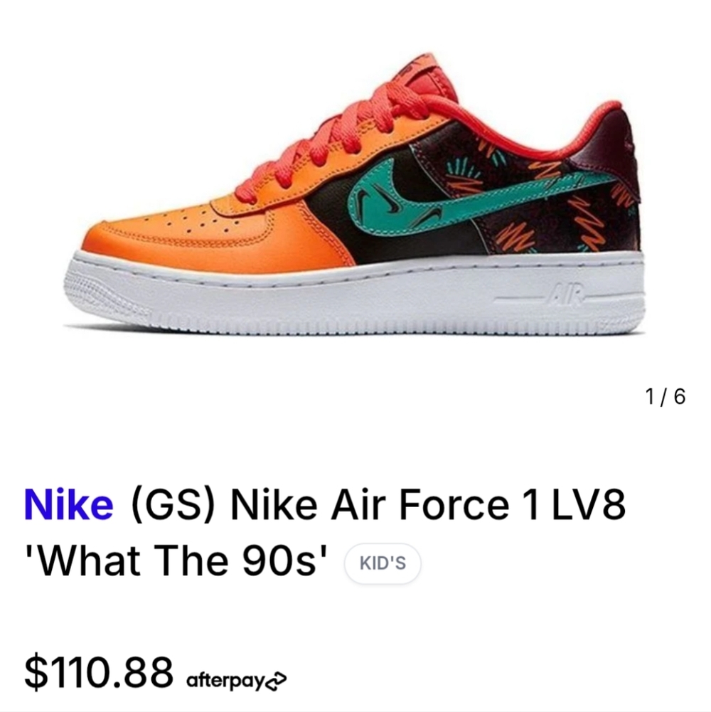 Nike AF1 LV8 'What The 90's' women's size 7- 7.5